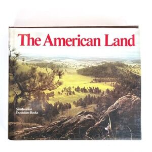 Smithsonian The American Land Hardcover Book Vintage Geography Nature
